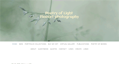 Desktop Screenshot of poetry-of-light.net