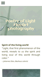 Mobile Screenshot of poetry-of-light.net