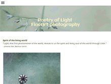 Tablet Screenshot of poetry-of-light.net